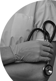 Healthcare professional holding a stethoscope symbolizing trust and care