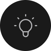 Light bulb icon representing creativity and innovative ideas by Luna360 Media